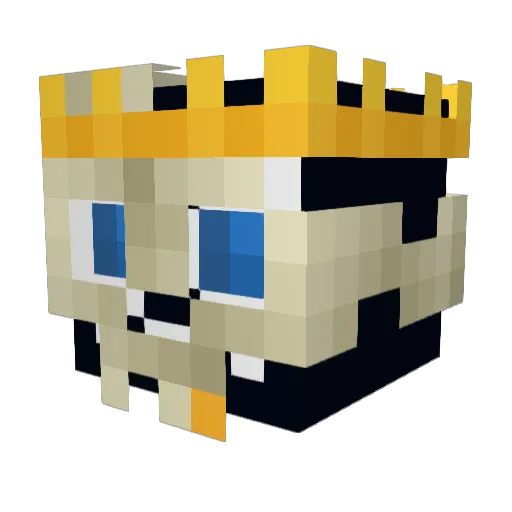 Rex_756 Minecraft avatar head, 3D render