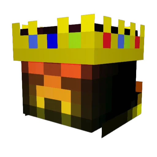Rex_hacker Minecraft avatar head, 3D render