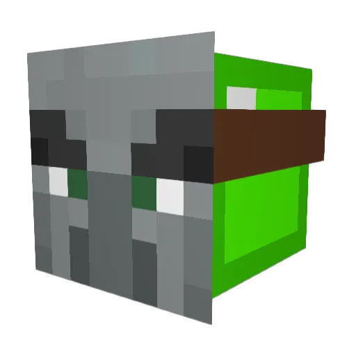Rex_time Minecraft avatar head, 3D render