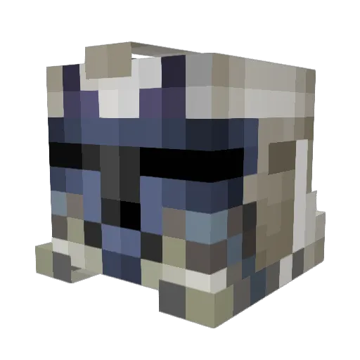 Rexed_ Minecraft avatar head, 3D render