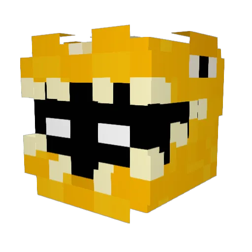 Rexi37 Minecraft avatar head, 3D render