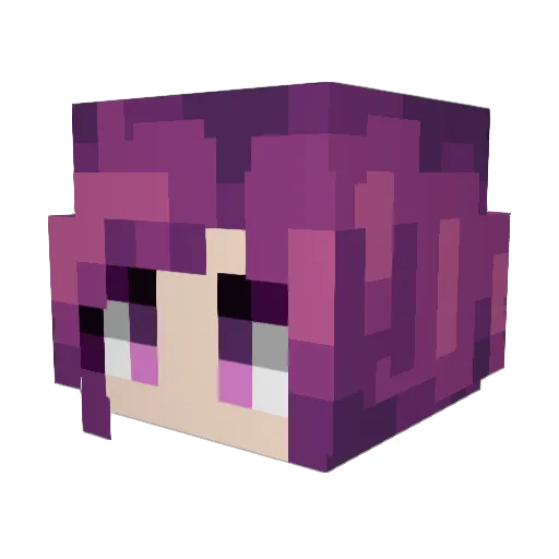 RexiLana Minecraft avatar head, 3D render
