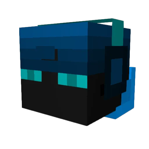 Reximus27 Minecraft avatar head, 3D render