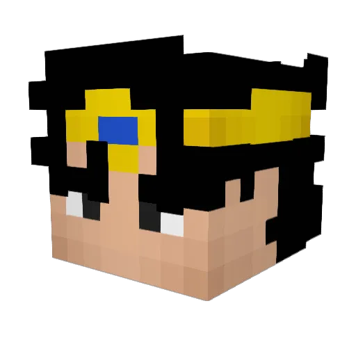 Rexioz78 Minecraft avatar head, 3D render