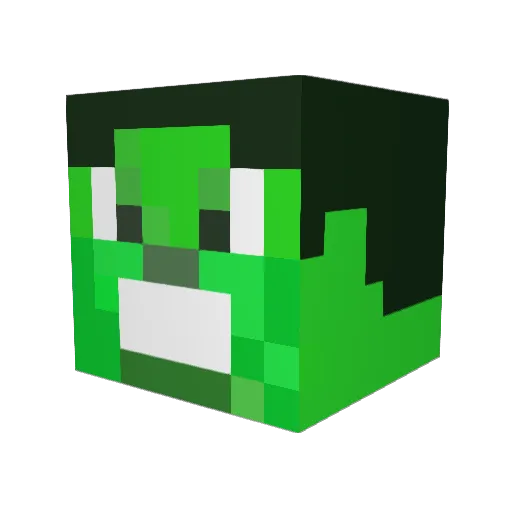Rexmond Minecraft avatar head, 3D render