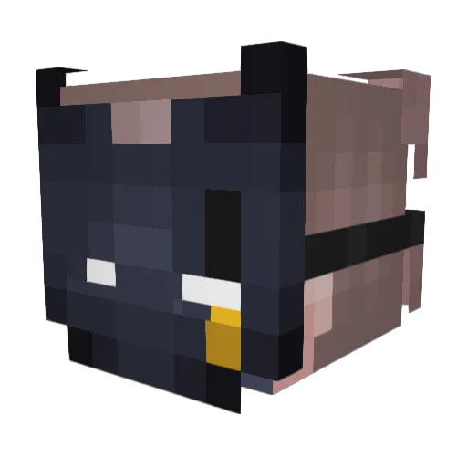 Rexoro Minecraft avatar head, 3D render