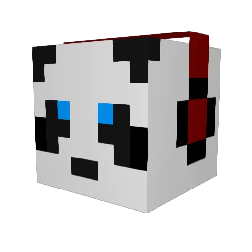 RexoslicerYT Minecraft avatar head, 3D render