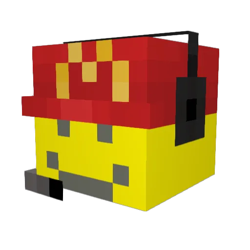 Rexsniper77 Minecraft avatar head, 3D render