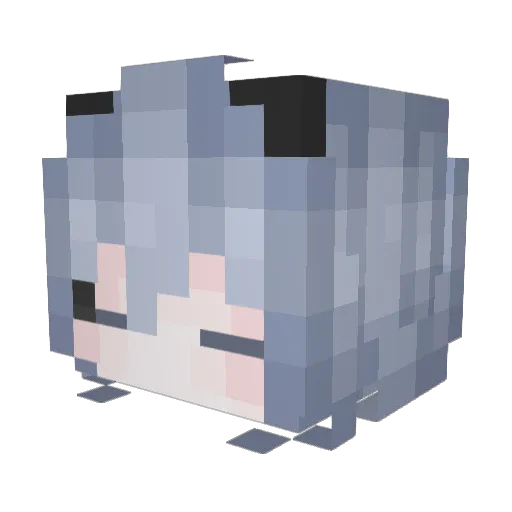 Rexston Minecraft avatar head, 3D render