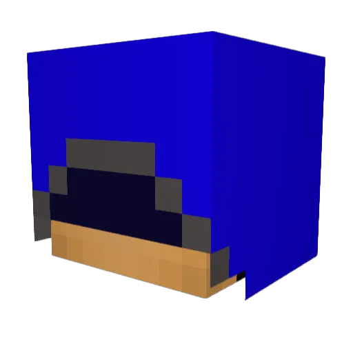 Rextronics Minecraft avatar head, 3D render
