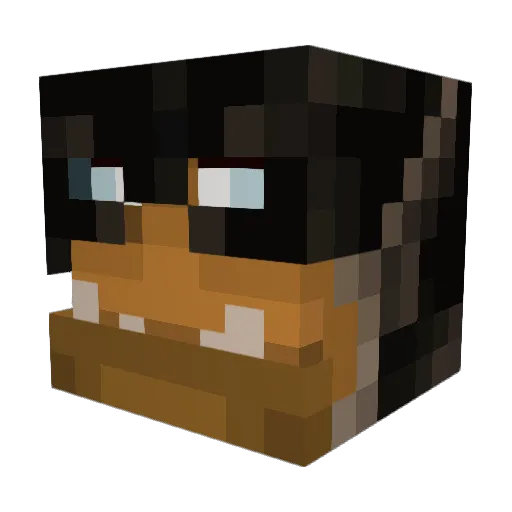 RexxarGM Minecraft avatar head, 3D render
