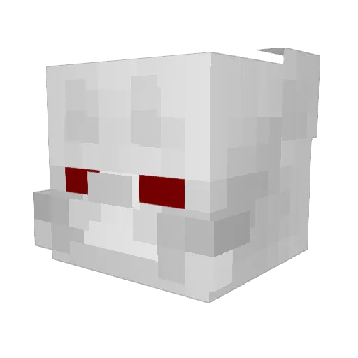 Rexxtay Minecraft avatar head, 3D render
