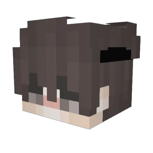 Rexxxton Minecraft avatar head, 3D render