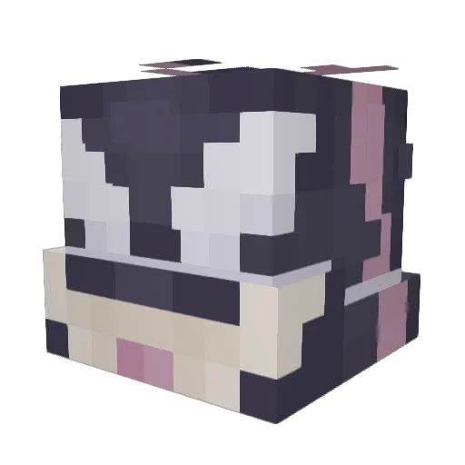 Rexyekul Minecraft avatar head, 3D render
