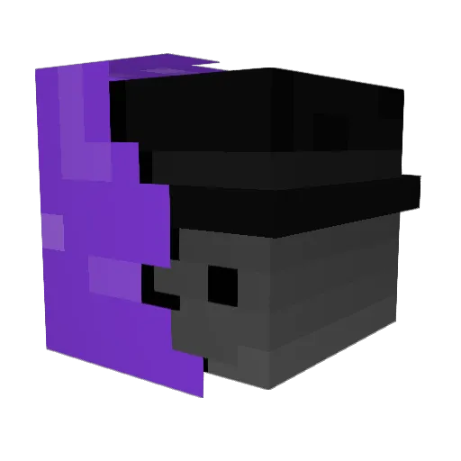 Rexyys Minecraft avatar head, 3D render