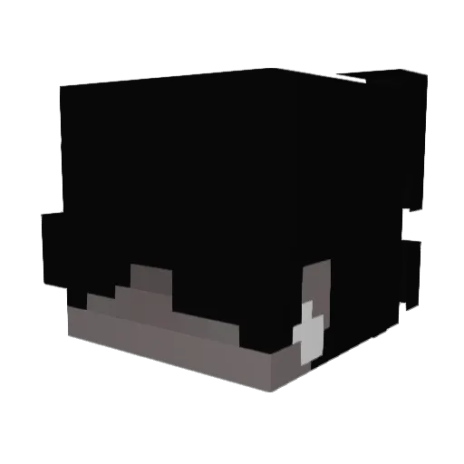 Rexz1n Minecraft avatar head, 3D render