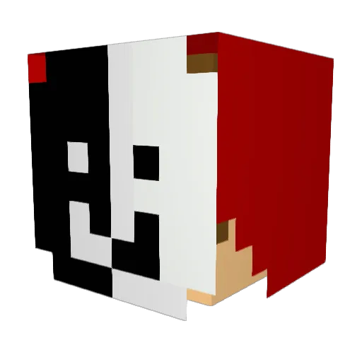 Rexzal405 Minecraft avatar head, 3D render