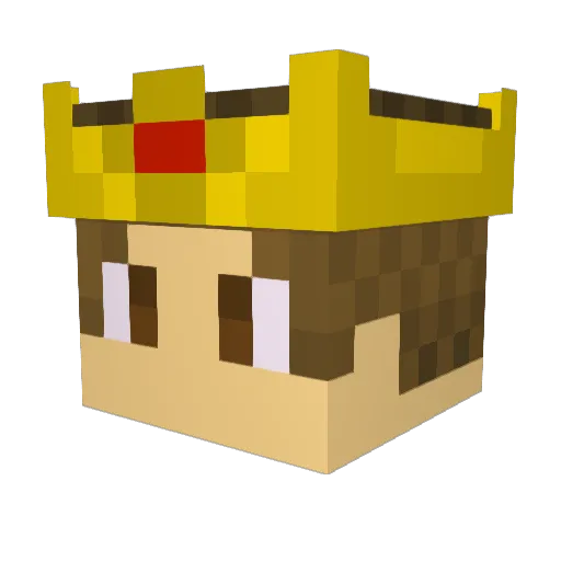 Rey3287 Minecraft avatar head, 3D render