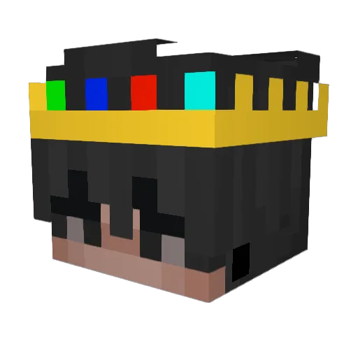 Rey46 Minecraft avatar head, 3D render