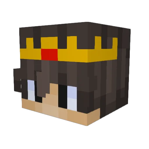 Rey46 Minecraft avatar head, 3D render