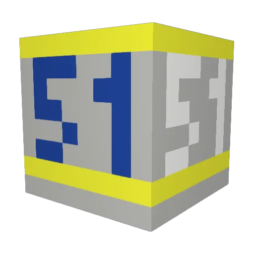 ReyFlx Minecraft avatar head, 3D render