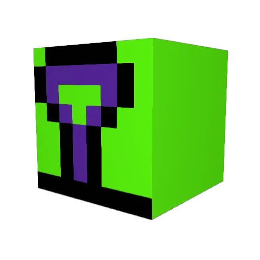 ReyKoch Minecraft avatar head, 3D render