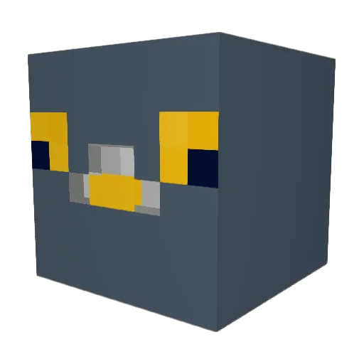 ReyPalomo45 Minecraft avatar head, 3D render