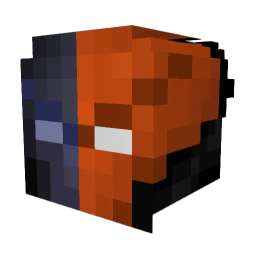 ReySlade Minecraft avatar head, 3D render