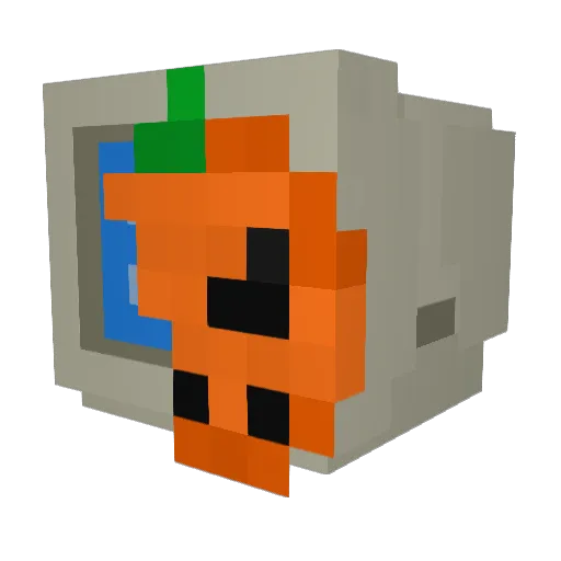 Rey_C0n Minecraft avatar head, 3D render