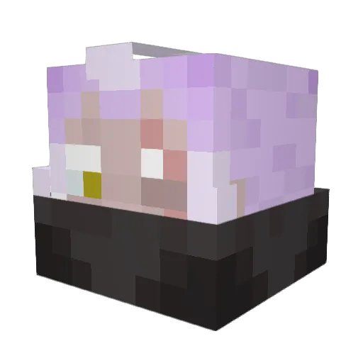 Rey_S4n Minecraft avatar head, 3D render