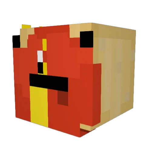 Rey_ripth0 Minecraft avatar head, 3D render