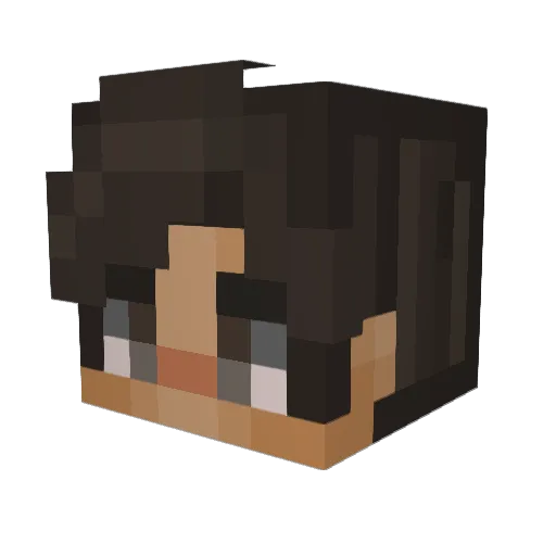 ReyisRay10 Minecraft avatar head, 3D render