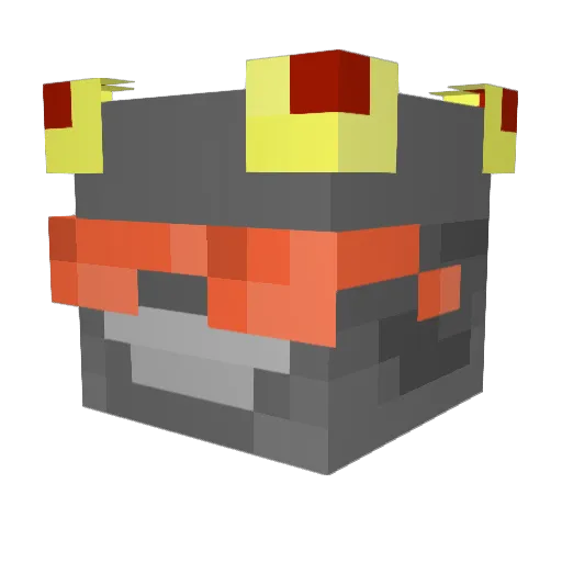 Reyizkan Minecraft avatar head, 3D render
