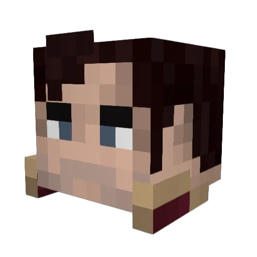 ReykenpaPR Minecraft avatar head, 3D render