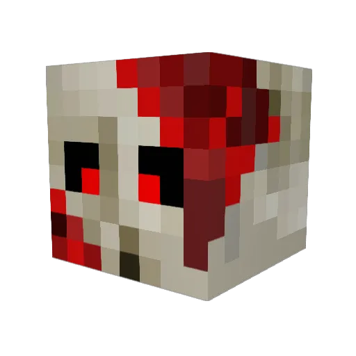 Reykoh Minecraft avatar head, 3D render