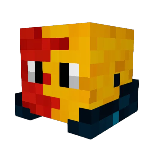 ReylanLC Minecraft avatar head, 3D render
