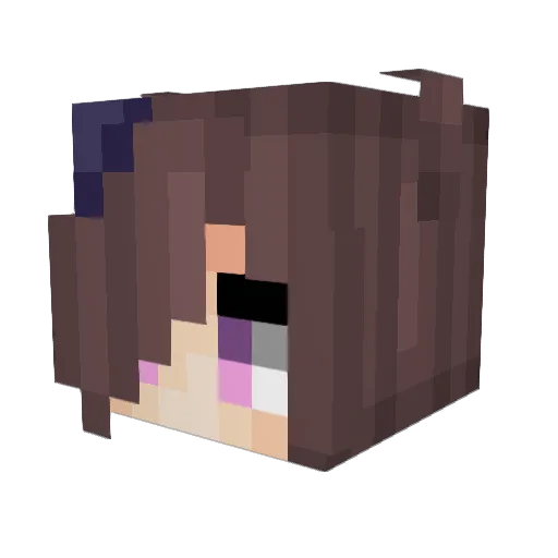 ReylordFX Minecraft avatar head, 3D render