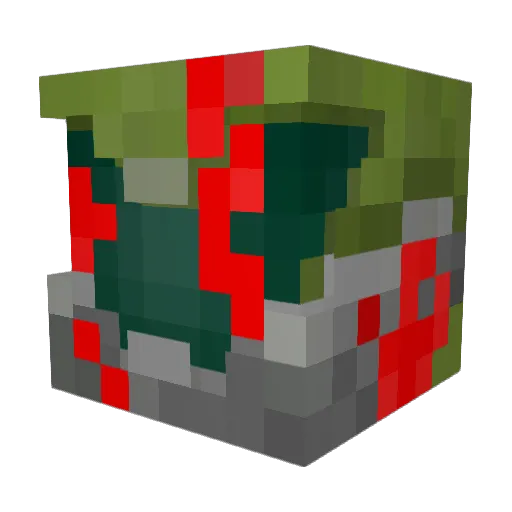Reyms Minecraft avatar head, 3D render