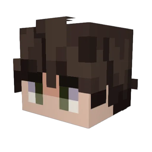 Reynok_ Minecraft avatar head, 3D render