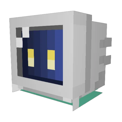 Reyomm_ Minecraft avatar head, 3D render