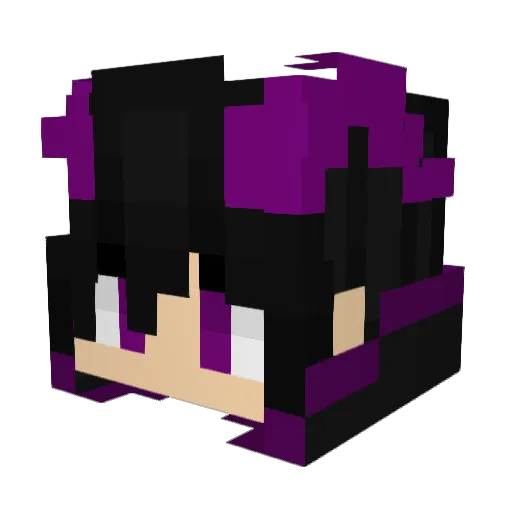 ReyterVT Minecraft avatar head, 3D render