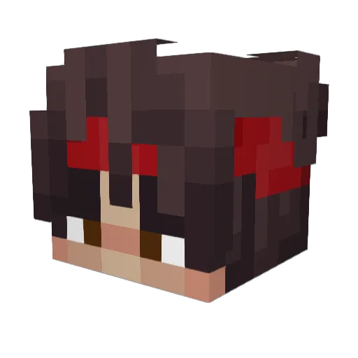 Rez03 Minecraft avatar head, 3D render