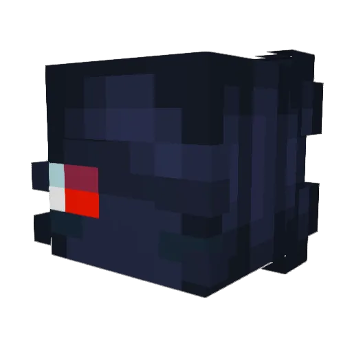 RezB1X Minecraft avatar head, 3D render