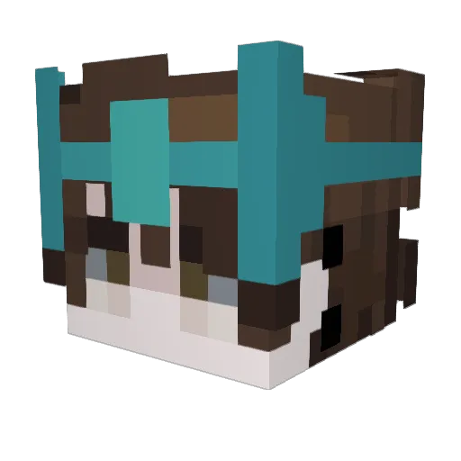 Minecraft-Avatar von RezTored: Kopf als 3D-Render