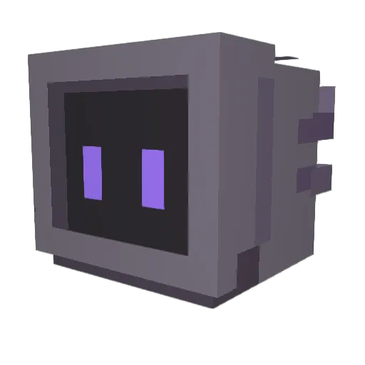 RezerYT Minecraft avatar head, 3D render
