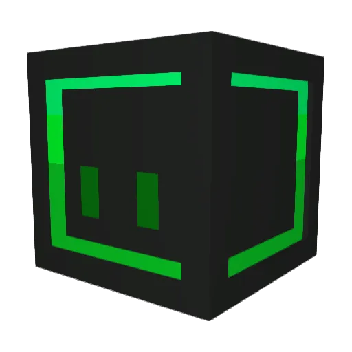 Rezevix Minecraft avatar head, 3D render