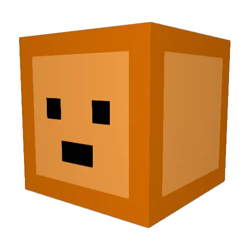 Rezid Minecraft avatar head, 3D render