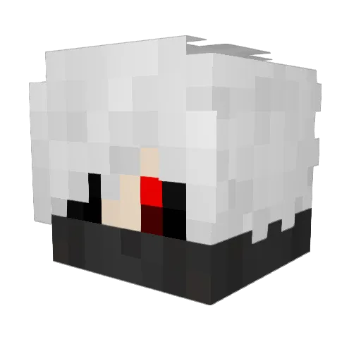 Rezmos Minecraft avatar head, 3D render