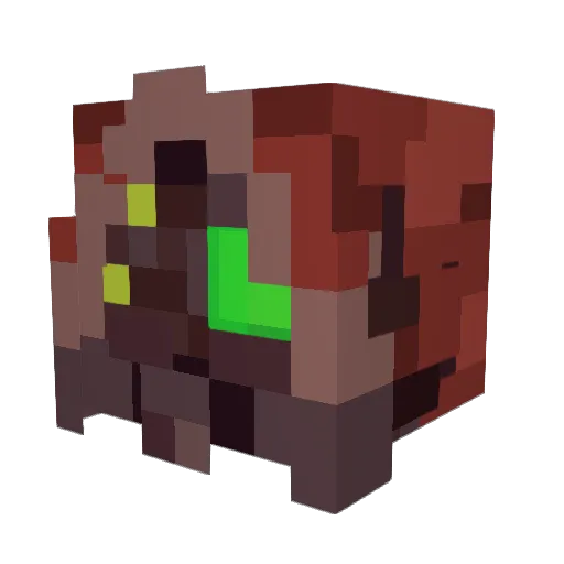 ReznovAizer Minecraft avatar head, 3D render