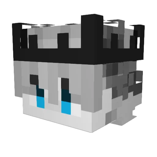 Rezor195 Minecraft avatar head, 3D render